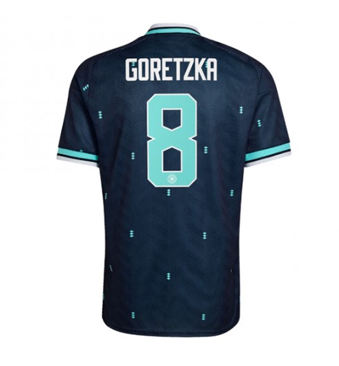 Saksa Leon Goretzka #8 Vieraspaita MM-kisat 2026 Lyhythihainen Saksa Leon Goretzka #8 Vieraspaita MM-kisat 2026 Lyhythihainen